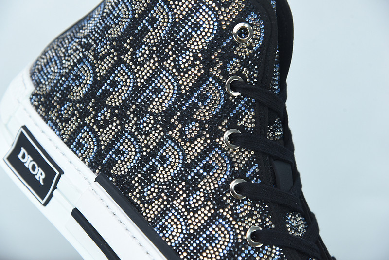 dio* b23 oblique high-top sneaker