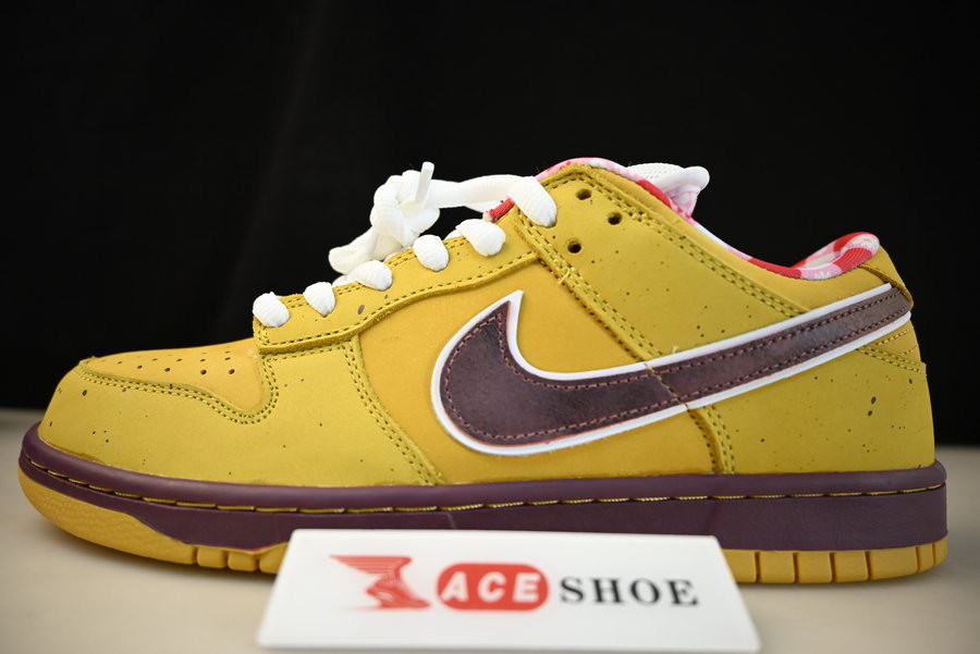 nike sb dunk low yellow lobster 313170-137566