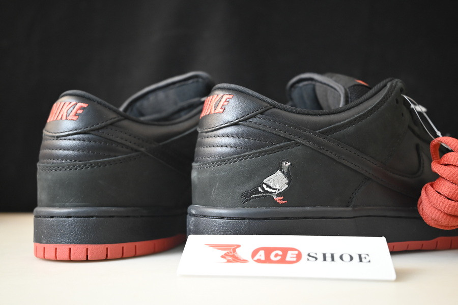nike sb dunk low black pigeon 883232-008