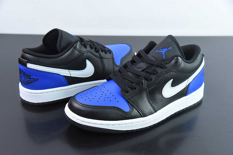 Air Jordan 1 Low Black Royal Toe 553558-042