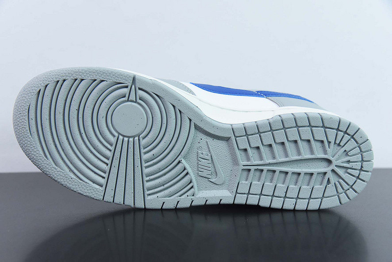 nike dunk low gs white grey royal fn3878-001
