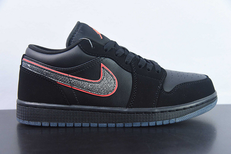 air jordan 1 low black red orbit ck3022-006