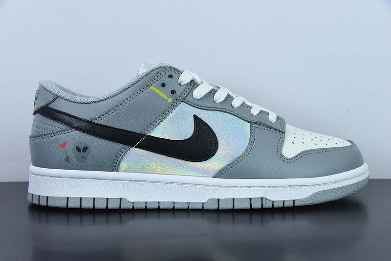 nike sb dunk low alien dark grey white black cv0811-020