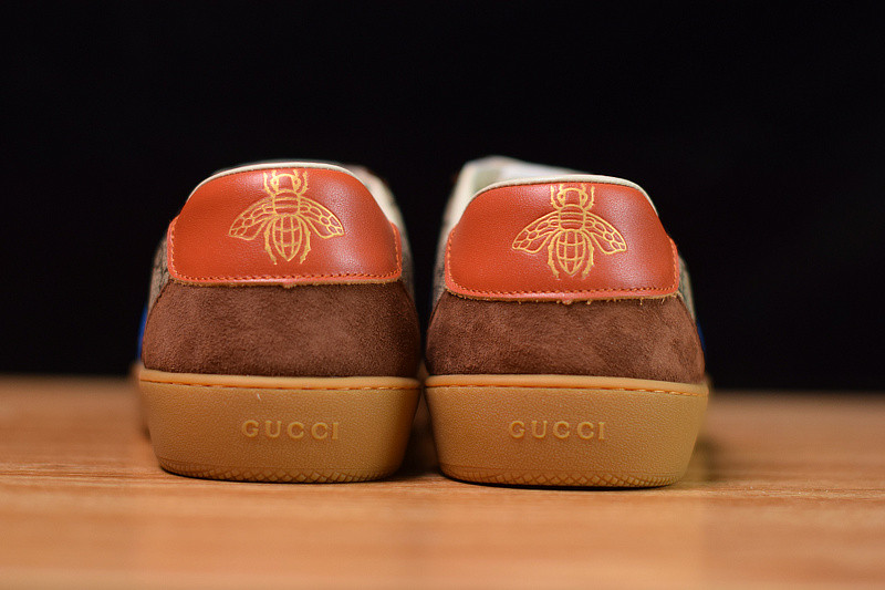 g*u*i jbg leather and suede