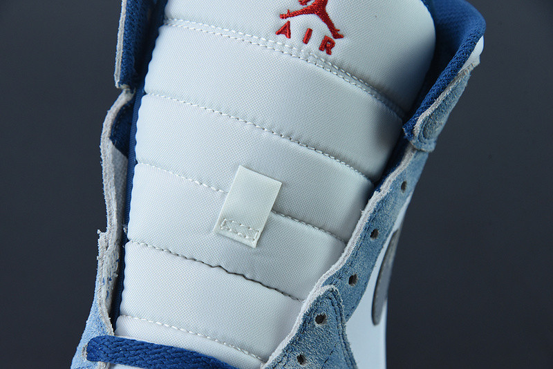 air jordan 1 mid french blue fire red dn3706-401