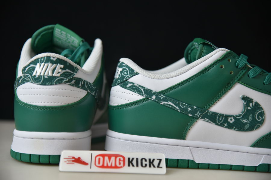 nike sb dunk low “green paisley ” dh4401-102